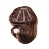 Sweeping Side Fringe/Bangs Hair Extensions, Colour #2 (Darkest Brown), Made With Remy Indian Human Hair