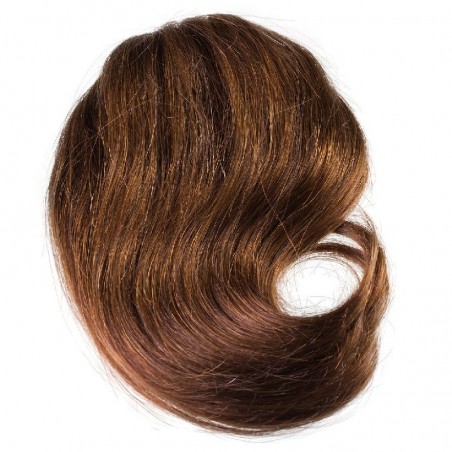 Sweeping Side Fringe/Bangs Hair Extensions, Colour #4 (Dark Brown), Made With Remy Indian Human Hair
