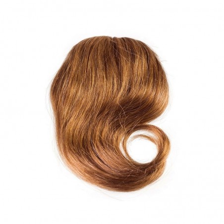 Sweeping Side Fringe/Bangs Hair Extensions, Colour #10 (Golden Brown), Made With Remy Indian Human Hair