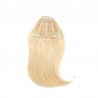Sweeping Side Fringe/Bangs Hair Extensions, Colour #22 (Light Pale Blonde), Made With Remy Indian Human Hair