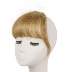 Blend in Fringe/Bangs Hair Extensions, Colour #18 (Light Ash Blonde), Made With Remy Indian Human Hair