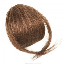 Blend in Fringe/Bangs Hair Extensions, Colour #30 (Dark Auburn), Made With Remy Indian Human Hair