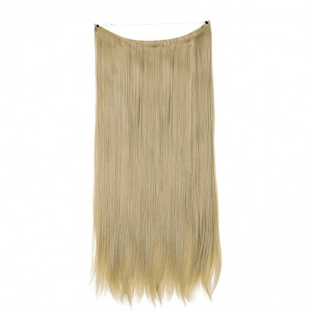 Flip-in Halo Hair Extensions, Colour #18 (Light Ash Blonde), Made With Remy Indian Human Hair