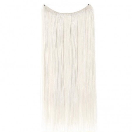 Flip-in Halo Hair Extensions, Colour #Grey, Made With Remy Indian Human Hair