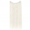 Flip-in Halo Hair Extensions, Colour #Grey, Made With Remy Indian Human Hair