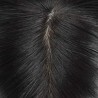 Crown Topper Hair Extensions, Silk Base, Colour 1 (Jet Black), Made With Remy Indian Human Hair