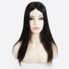 Crown Topper Hair Extensions, Silk Base, Colour 1 (Jet Black), Made With Remy Indian Human Hair