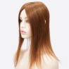 Silk Base Hair Topper – Golden Brown (Color 10), Indian Human Hair