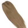 Crown Topper Hair Extensions, Skin Base, Colour 18 (Light Ash Blonde), Made With Remy Indian Human Hair