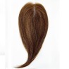 Crown Topper Hair Extensions, Lace Base, Colour 4 (Dark Brown), Made With Remy Indian Human Hair