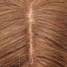 Crown Topper Hair Extensions, Swiss Lace Base, Colour 6 (Medium Brown), Made With Remy Indian Human Hair