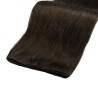 Color 1B (Off Black), Genius Weft Hair Extensions, Straight, Made With Remy Indian Human Hair