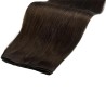 Genius Weft Hair Extensions – Darkest Brown (Color 2), 100% Remy Indian Human Hair