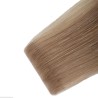 Color 14 (Dark Ash Blonde), Invisible Tape-in Hair Extensions, Made With Remy Indian Human Hair