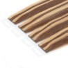 Mix Color 4/27 (Dark Brown/Honey Blonde), Invisible Tape-in Hair Extensions, Made With Remy Indian Human Hair