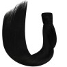 Color 1 (Jet Black), Wrap Around Ponytail Hair Extensions, Made With Remy Indian Human Hair