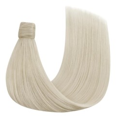 Wrap Around Ponytail Hair Extensions, Colour 60 (Lightest Blonde), Made With Remy Indian Human Hair