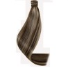 Mix Color 2/22 (Darkest Brown/Light Pale Blonde), Wrap Around Ponytail Hair Extensions, Made With Remy Indian Human Hair