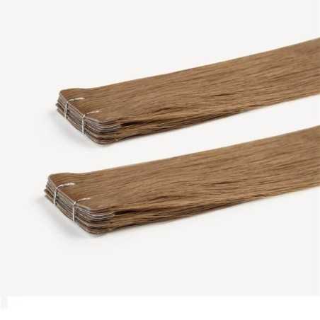 Color 14 (Dark Ash Blonde), Invisible Tape-in Hair Extensions, Made With Remy Indian Human Hair