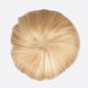 Color 18 (Dark Blonde), Men's Frontal Hairpiece to Cover Partial Crown Area, Made With Remy Indian Human Hair