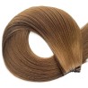 Genius Weft Hair Extensions – Medium Brown (Color 6), 100% Remy Indian Human Hair