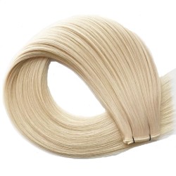 Genius Weft Hair Extensions – Golden Blonde (Color 24), 100% Remy Indian Human Hair