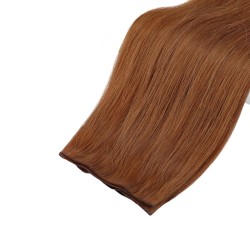 Genius Weft Hair Extensions – Auburn (Color 33), 100% Remy Indian Human Hair