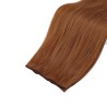 Genius Weft Hair Extensions – Auburn (Color 33), 100% Remy Indian Human Hair