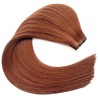 Genius Weft Hair Extensions – Auburn (Color 33), 100% Remy Indian Human Hair