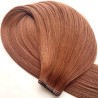Genius Weft Hair Extensions – Auburn (Color 33), 100% Remy Indian Human Hair