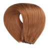 Genius Weft Hair Extensions – Auburn (Color 33), 100% Remy Indian Human Hair