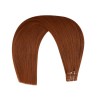 Genius Weft Hair Extensions – Dark Copper Red (Color 350), 100% Remy Indian Human Hair