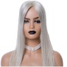 Silk Base Hair Topper – Silver Grey, 100% Remy Indian Human Hair