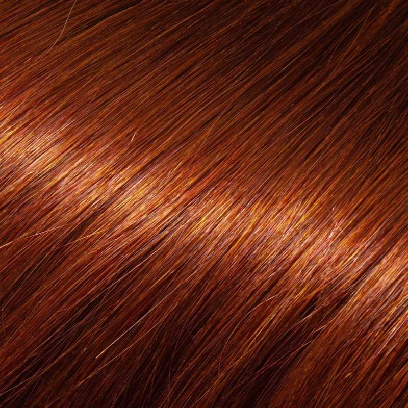 Invisible Tape-In Hair Extensions – Red Rust (Color 35), 100% Remy Indian Human Hair