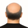 Men's Hair System - Off Black with 50% Grey Hair (Color 1B50), Ultra-Thin 0.03mm Skin Base, 100% Remy Indian Human Hair