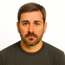 Men’s Hair System – Light Ash Brown (Color 8R), Super-Thin 0.06mm Skin Base, 100% Remy Indian Human Hair