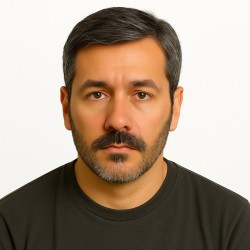 Men’s Hair System – Off Black with 20% Grey Hair (Color 1B20), Super-Thin 0.08mm Skin Base, 100% Remy Indian Human Hair