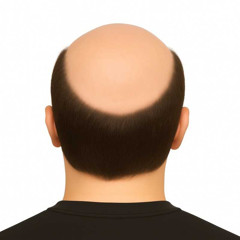 Men’s Hair System – Darkest Brown (Color 2), Super-Thin 0.08mm Skin Base, 100% Remy Indian Human Hair