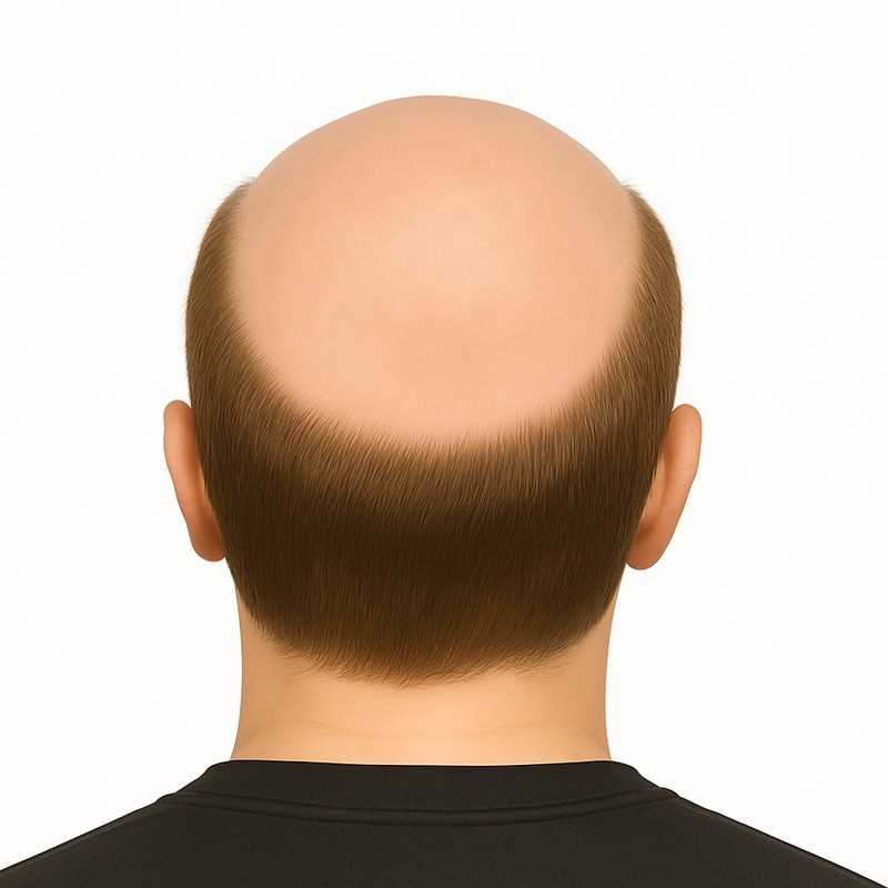 Men’s Hair System – Dark Brown (Color 4), Super-Thin 0.08mm Skin Base, 100% Remy Indian Human Hair