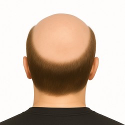 Men's Hair System – Dark Brown (Color 4), Super Fine Welded Mono Base, 100% Remy Indian Human Hair