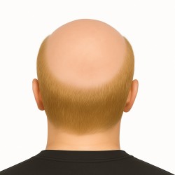 Men's Hair System – Light Blonde (Color 22), Super Fine Welded Mono Base, 100% Remy Indian Human Hair