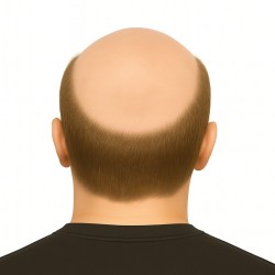 Men's Hair System – Dark Blonde (Color 18), Fine Mono Base with Skin Perimeter and French Lace Front, 100% Remy Indian Hair