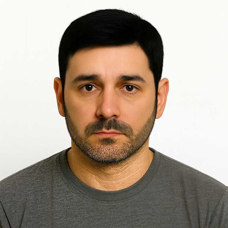 Men's Hair System - Black (Color 1A), Super-Thin 0.08mm Skin Base with French Lace Front, 100% Remy Indian Human Hair