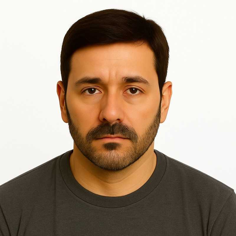 Men's Hair System - Dark Brown (Color 4), Super-Thin 0.08mm Skin Base with French Lace Front, 100% Remy Indian Human Hair