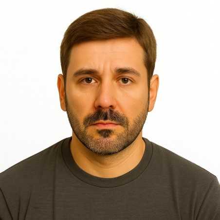 Men’s Hair System – Dark Blonde (Color 18), Super-Thin 0.08mm Skin Base with French Lace Front, 100% Remy Indian Human Hair