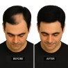 Men's Frontal Hairpiece - Off Black (Color 1B), Receding Hairline Coverage, 100% Remy Indian Human Hair