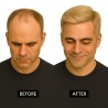 Men's 7x4 Frontal Hairpiece - Light Blonde (Color 22), Receding Hairline Coverage, 100% Remy Indian Human Hair