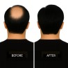 Men’s Frontal Hairpiece - Jet Black (Color 1), Partial Crown Coverage, 100% Remy Indian Human Hair
