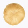 Men’s Frontal Hairpiece - Light Blonde (Color 22), Partial Crown Coverage, 100% Remy Indian Human Hair