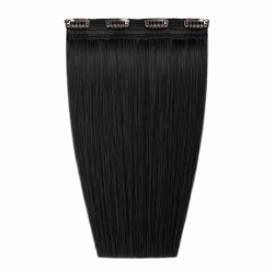 Double Weft Clip-In Hair Extension – Jet Black (Color 1)